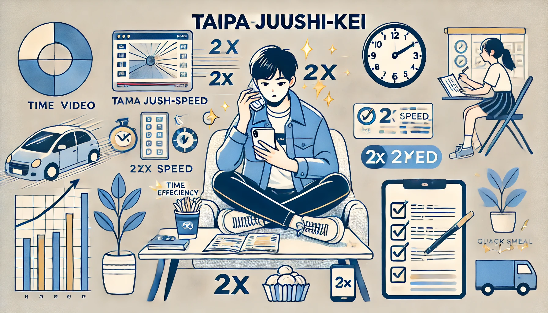 【2025年最新版】Z世代が重視する「タイパ重視系」とは？意味・背景・おすすめライフスタイルを徹底解説！