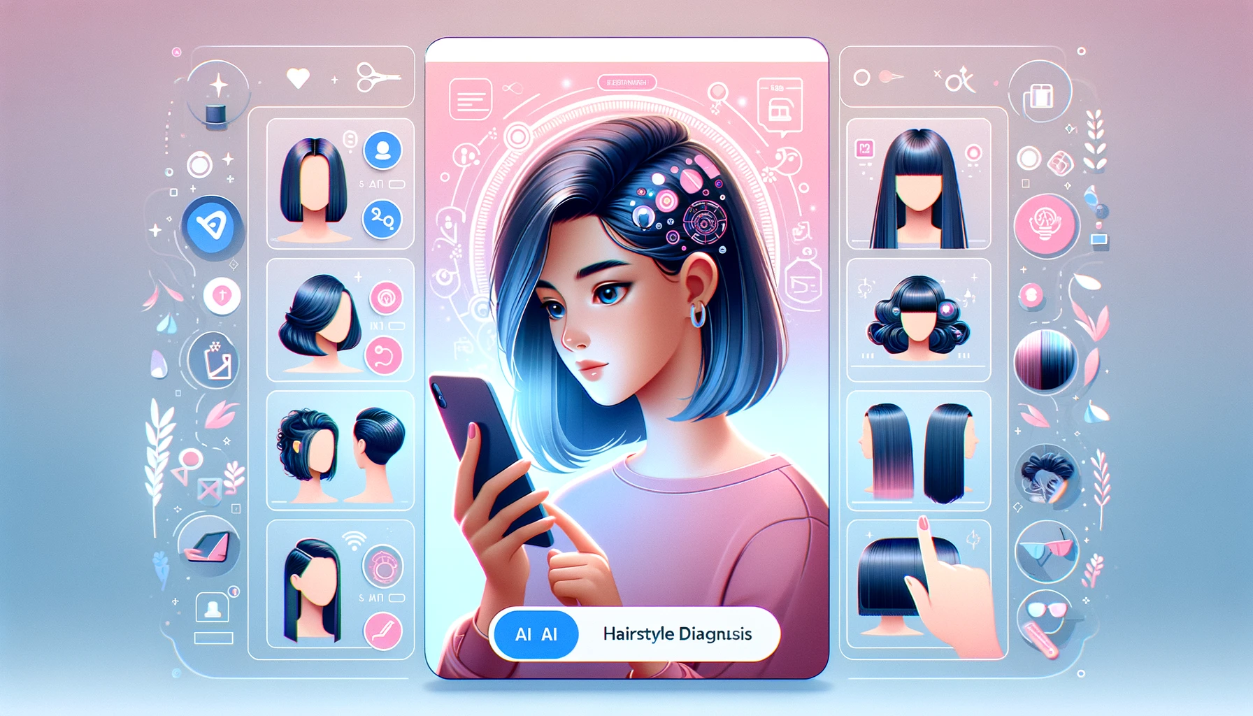 【SNSでバズり中】AI髪型診断アプリ「HairVision」完全活用術！似合う髪型が秒でわかる！