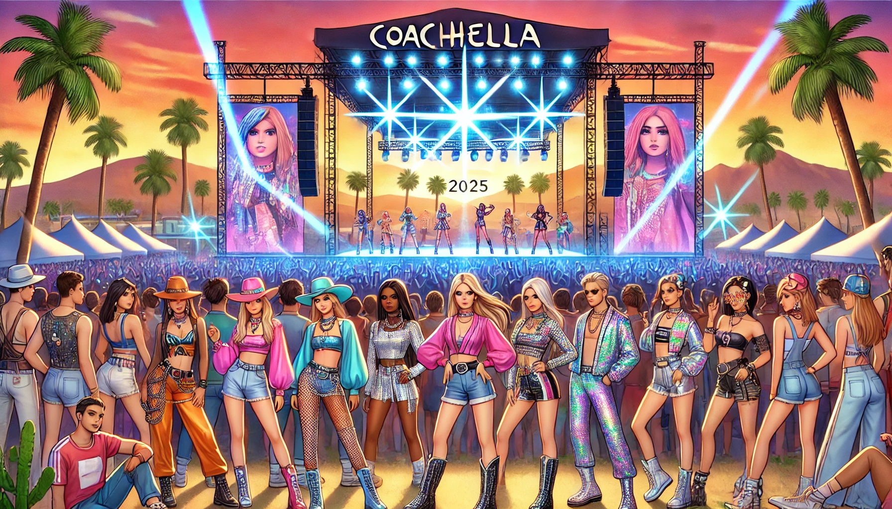 【完全まとめ】コーチェラ2025出演アーティスト＆現地ファッション最前線！今年の主役は誰だ？